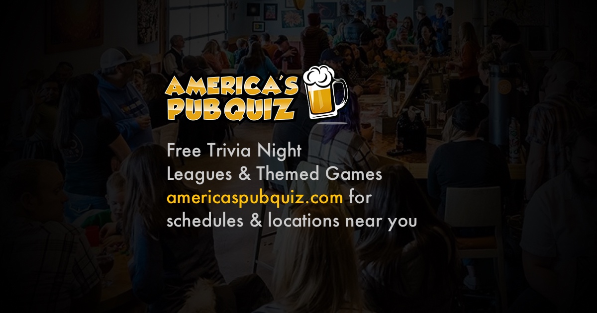 Our team america s pub quiz